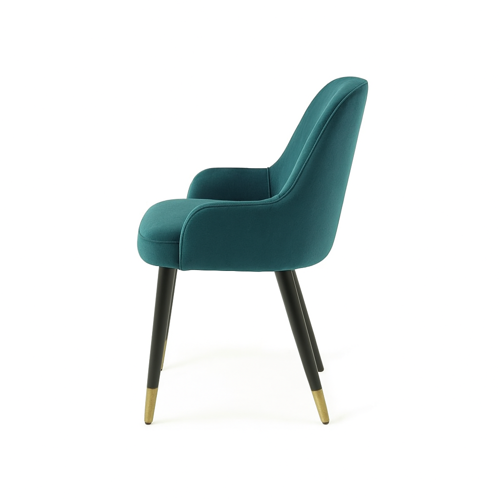 Scaun catifea ALBASTRA | model ROCCO G