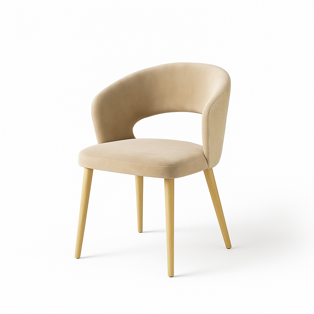 Scaun catifea VERDE | model THOMAS