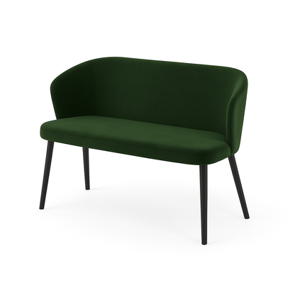 Bancheta catifea BRUNO culoare VERDE