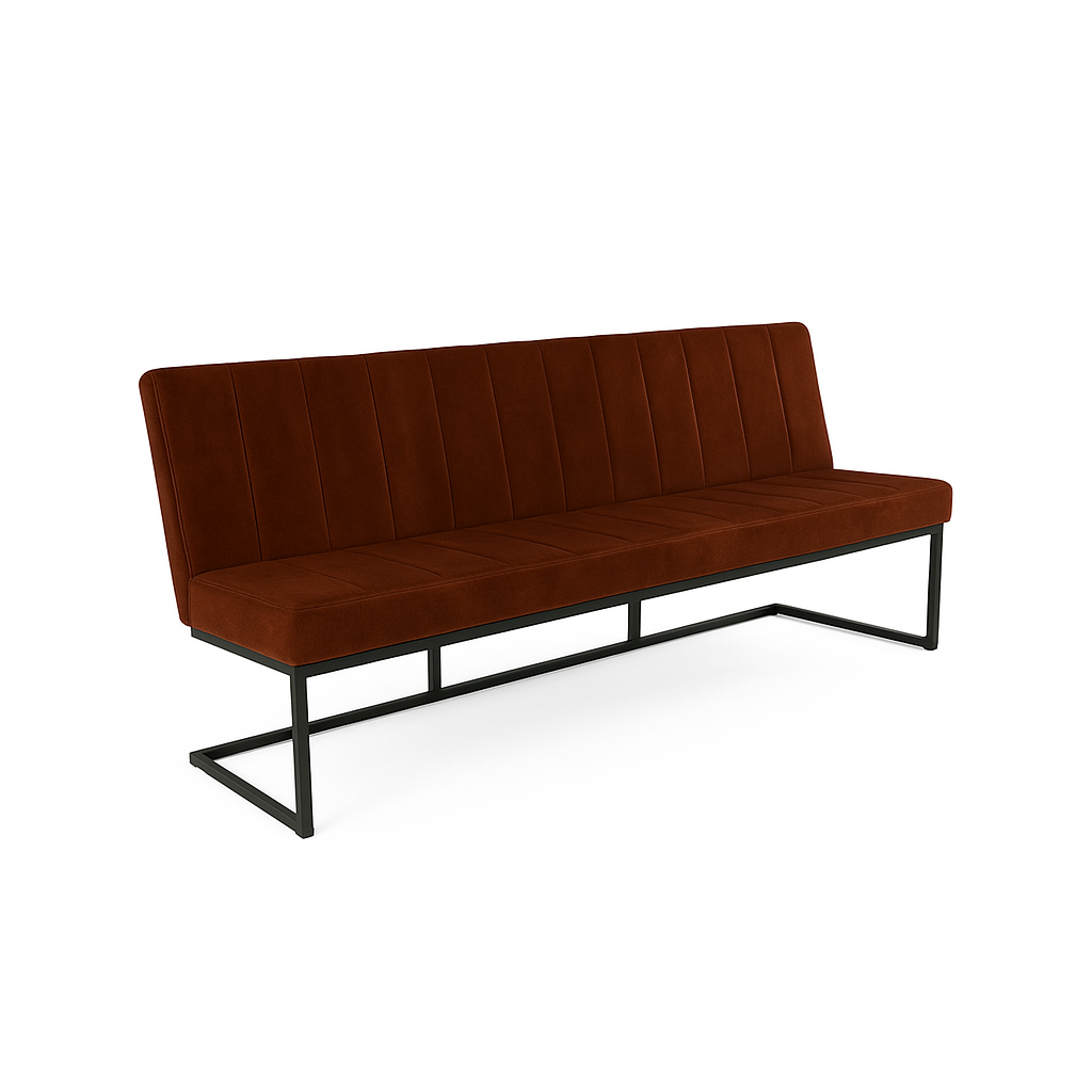 Bancheta catifea  FLEET OHIO culoare ROSCAT