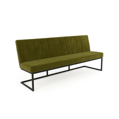 Bancheta catifea  FLEET OHIO culoare VERDE