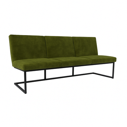 Bancheta catifea  CABALLERO culoare VERDE