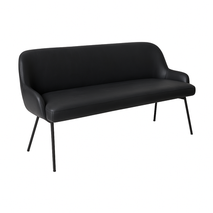 Bancheta piele SASHA culoare NEGRU