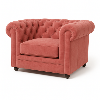 Fotoliu catifea ROZ | model CA