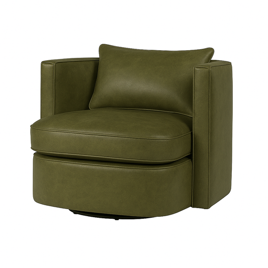 Fotoliu piele VERDE | model DAVIDE