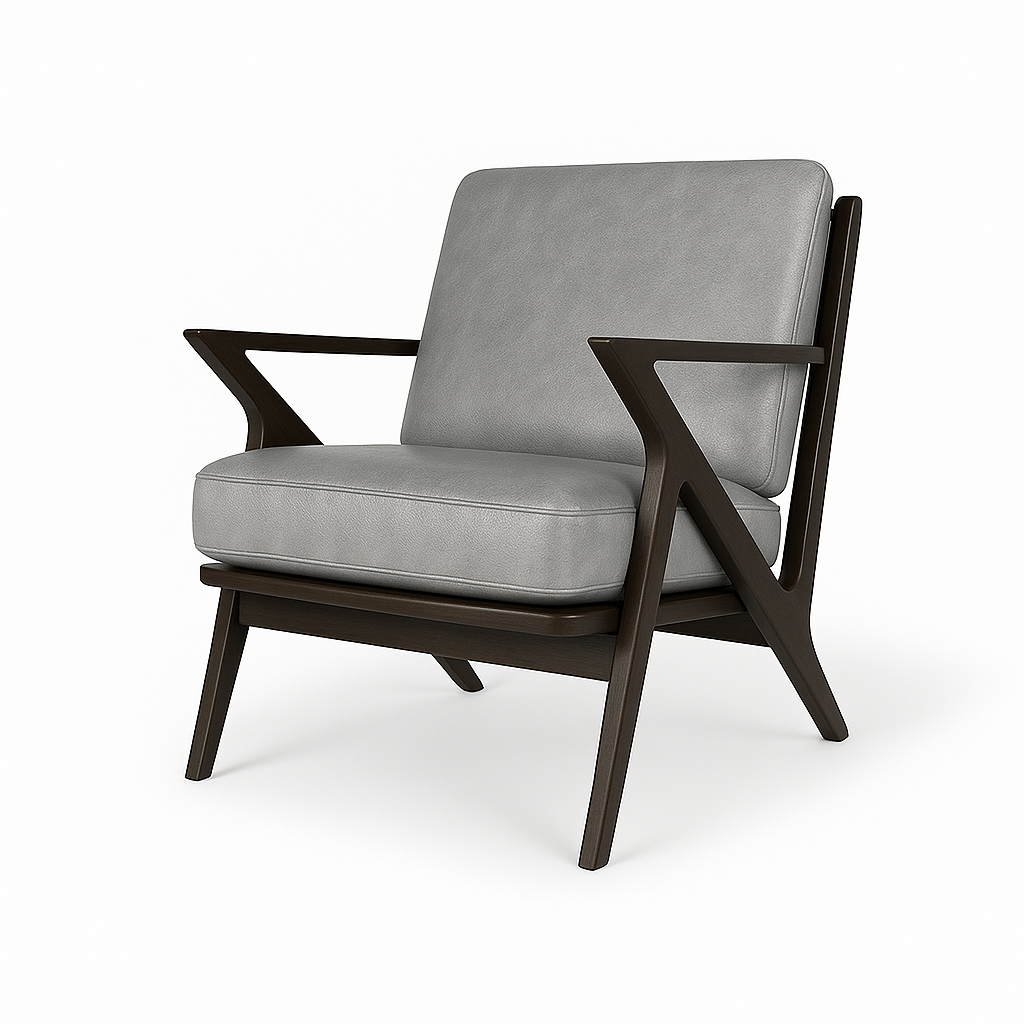 Fotoliu piele GRI | model ROA