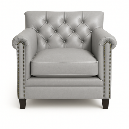 Fotoliu piele GRI | model TAN