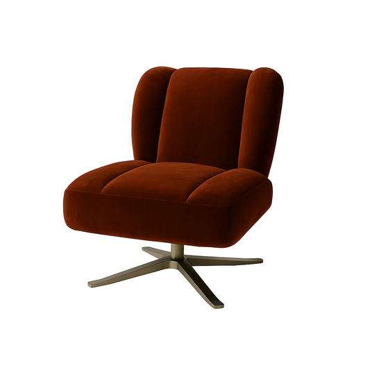 Fotoliu catifea PUFI culoare ROSCAT