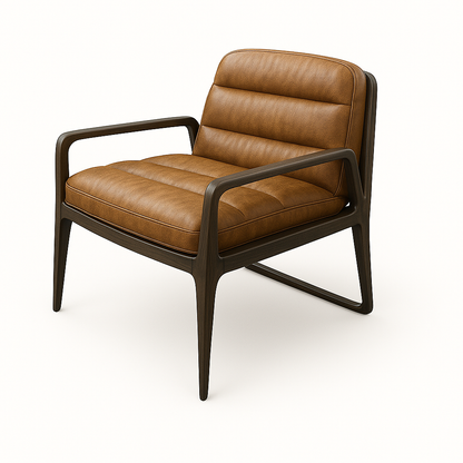 Fotoliu piele DARI culoare MARO