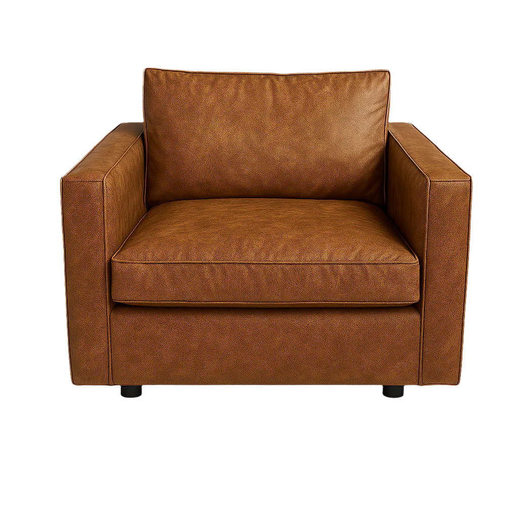 Fotoliu piele NEMA culoare MARO