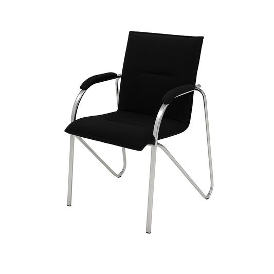 Scaun birou catifea NEAGRA | model META