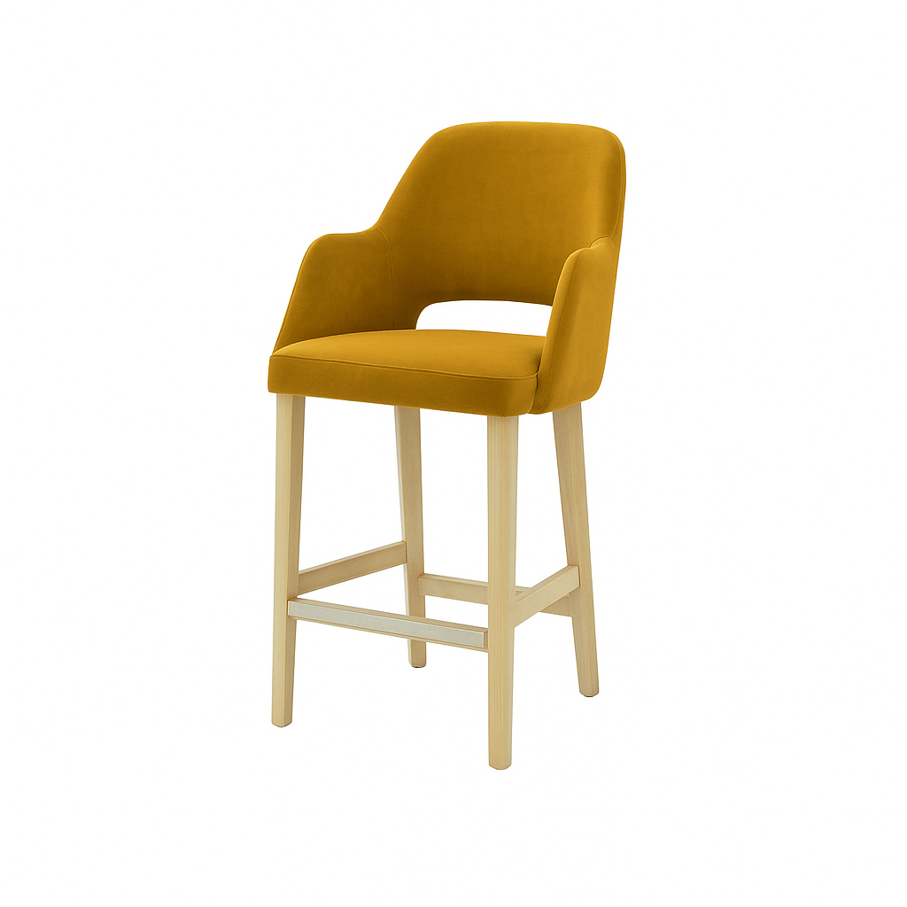 Scaun bar catifea | model APRIL