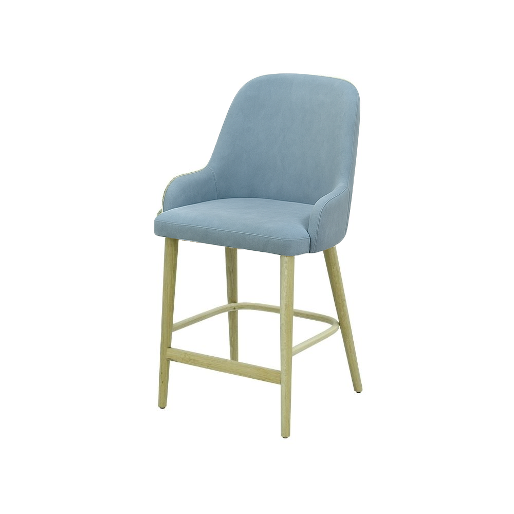 Scaun bar catifea VERDE | model ROCCO