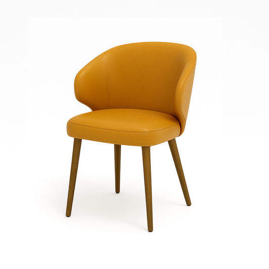 Scaun piele GALBENA | model CAPRICE