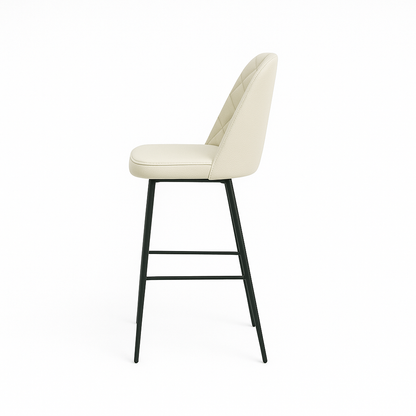 Scaun bar piele naturala ALBASTRA | model FOX