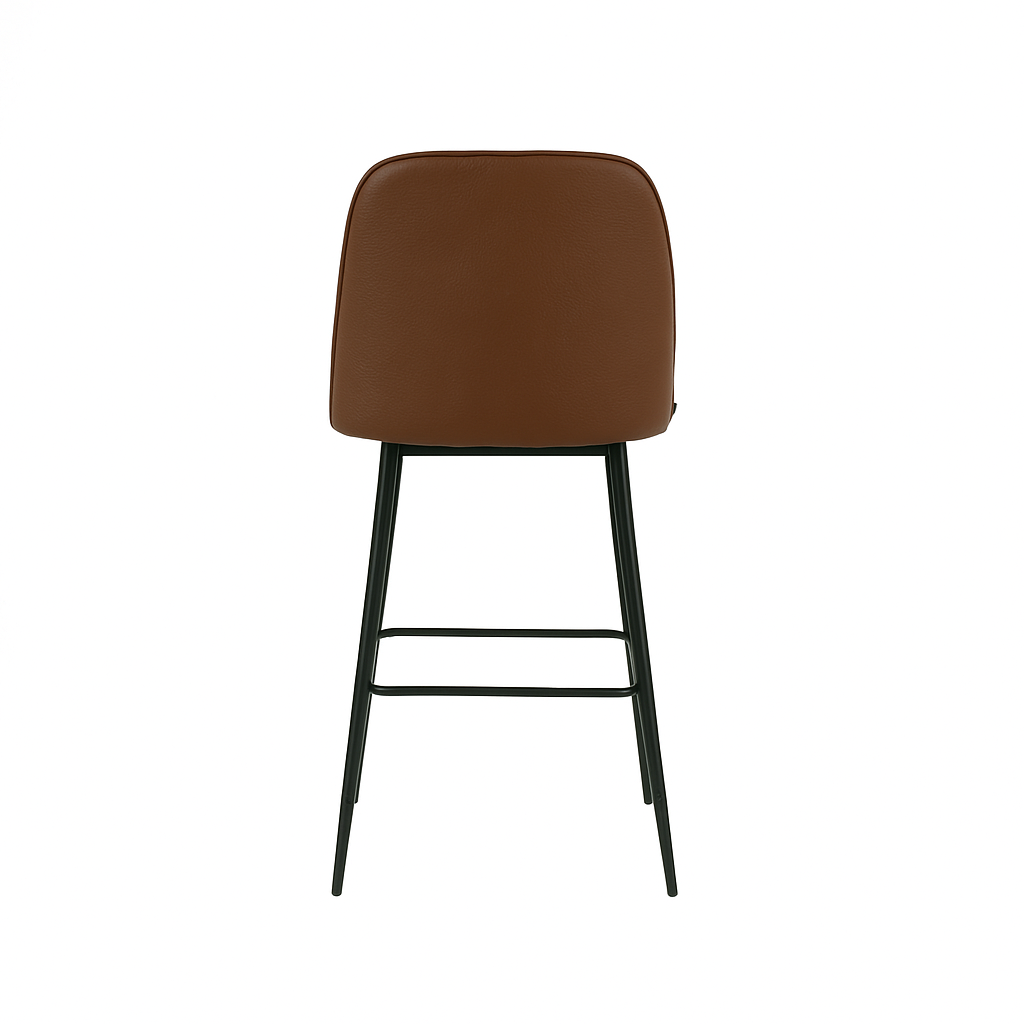 Scaun bar piele naturala ALBA | model FOX