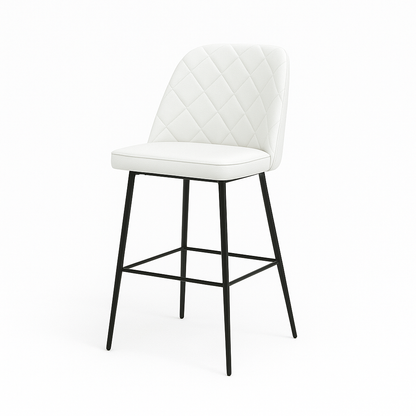 Scaun bar piele naturala GALBENA | model FOX