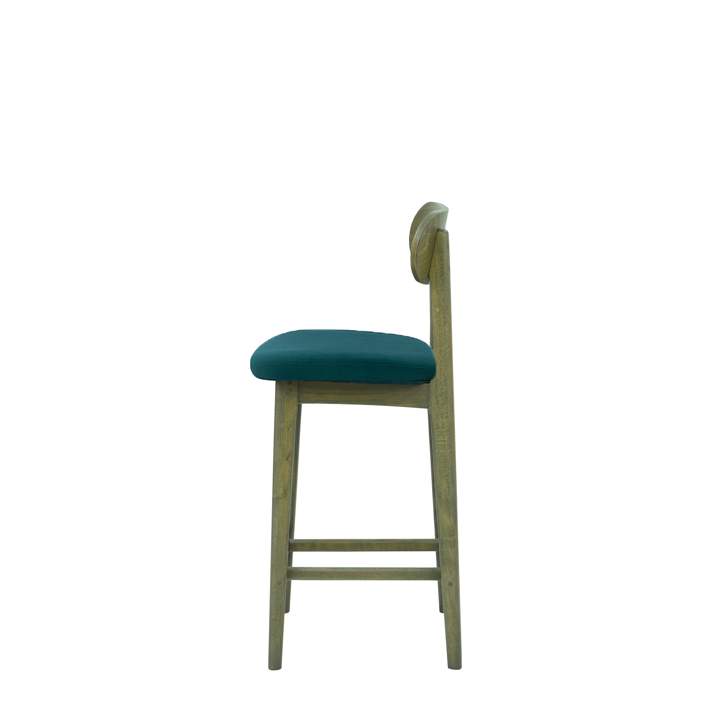 Scaun bar catifea VERDE | model CLEO