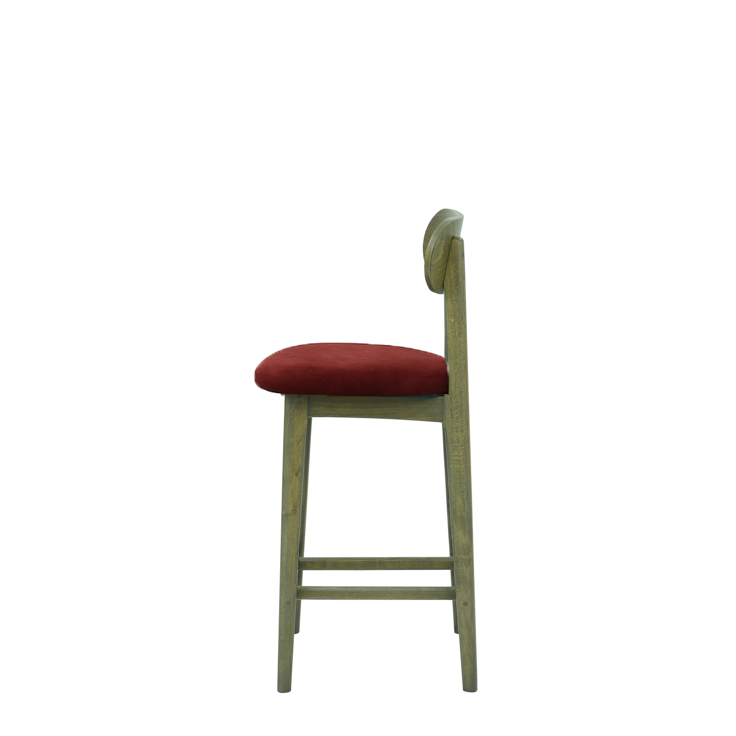 Scaun bar catifea ROZ | model CLEO