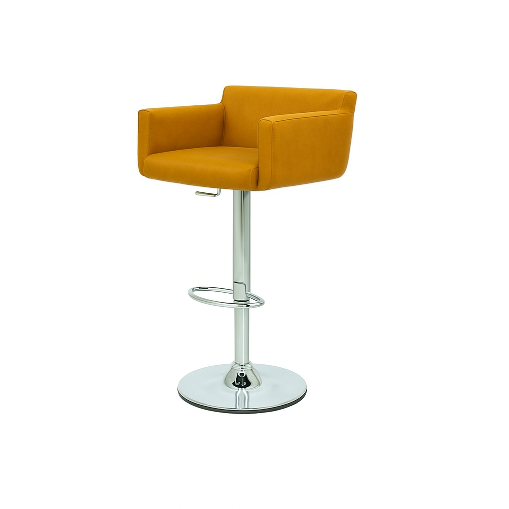 Scaun bar catifea GALBENA | model IDA