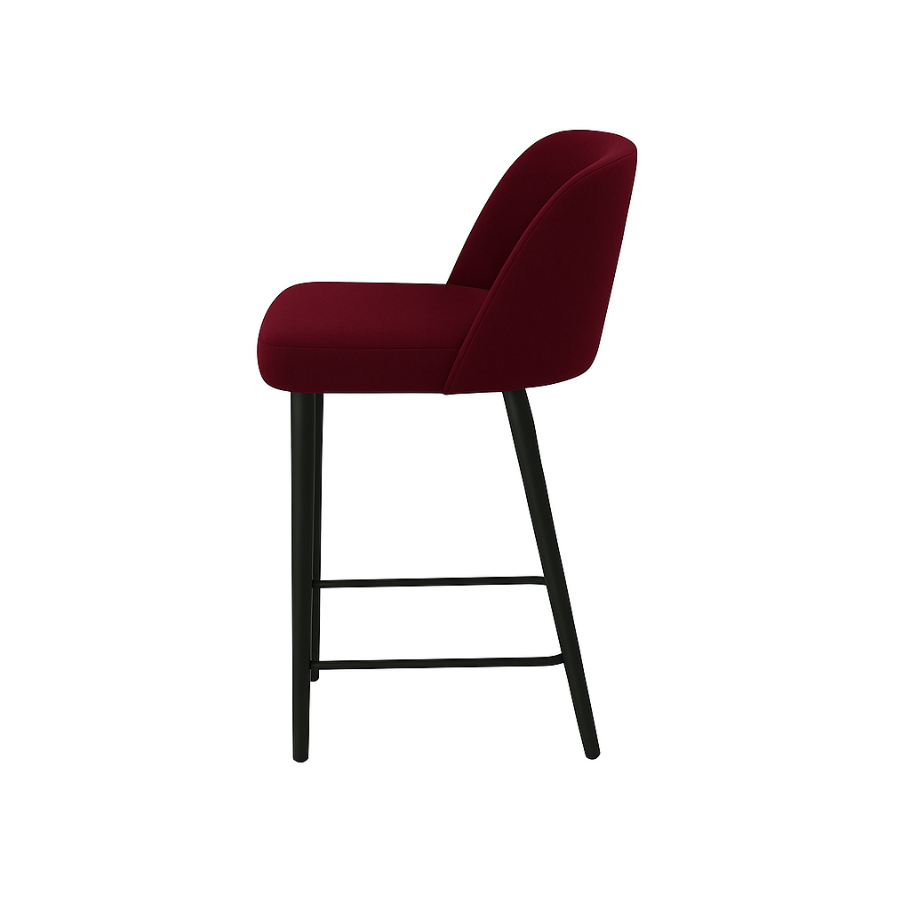 Scaun insula catifea ALBASTRA | model IVA