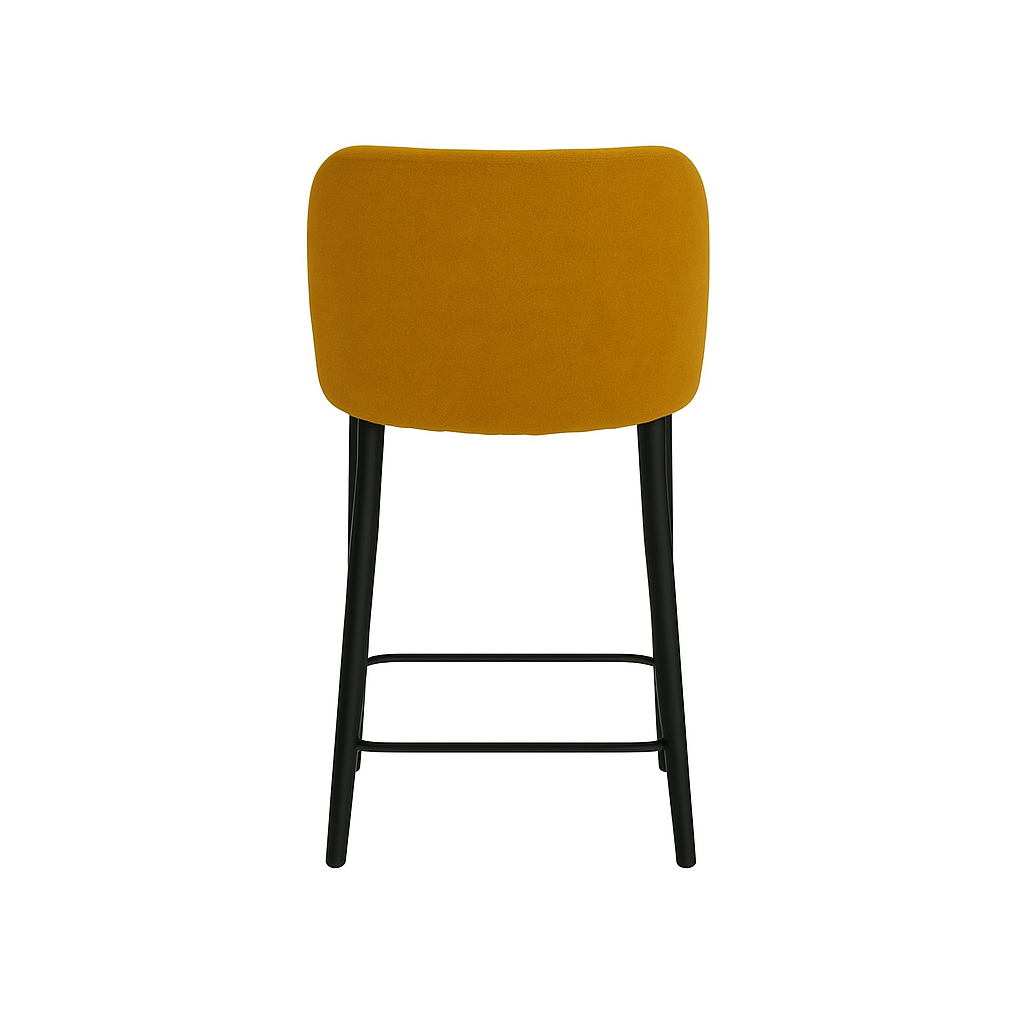 Scaun insula catifea GALBENA | model IVA