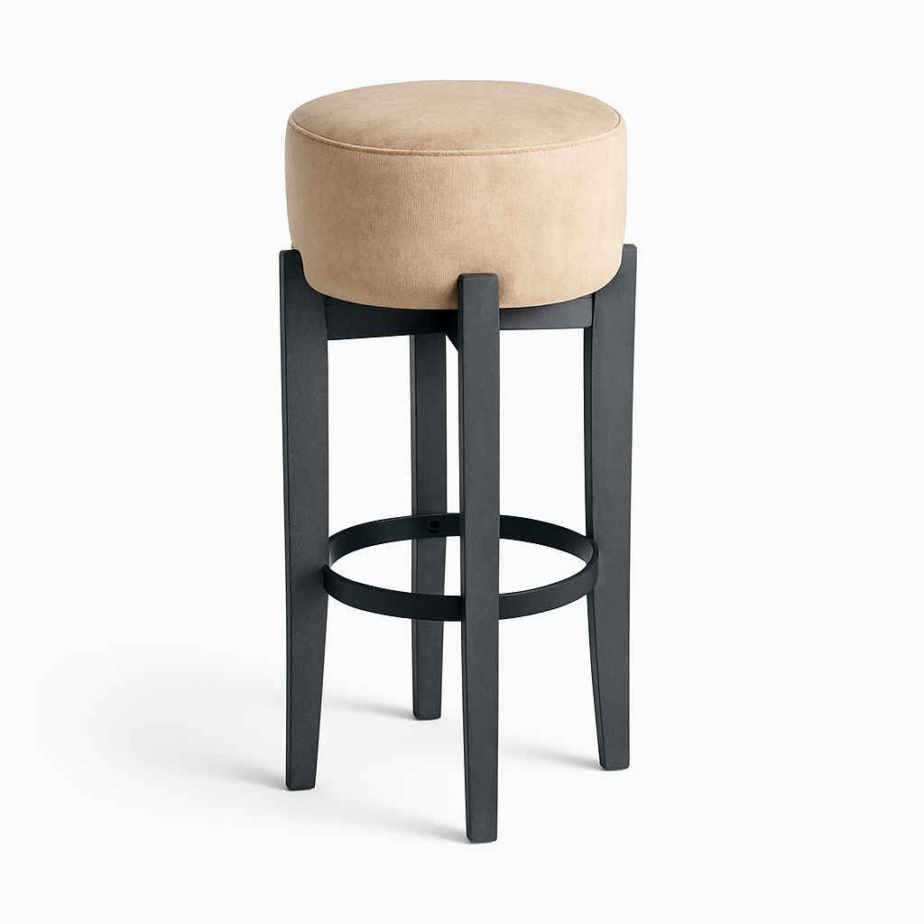 Scaun bar catifea BEJ | model MERI