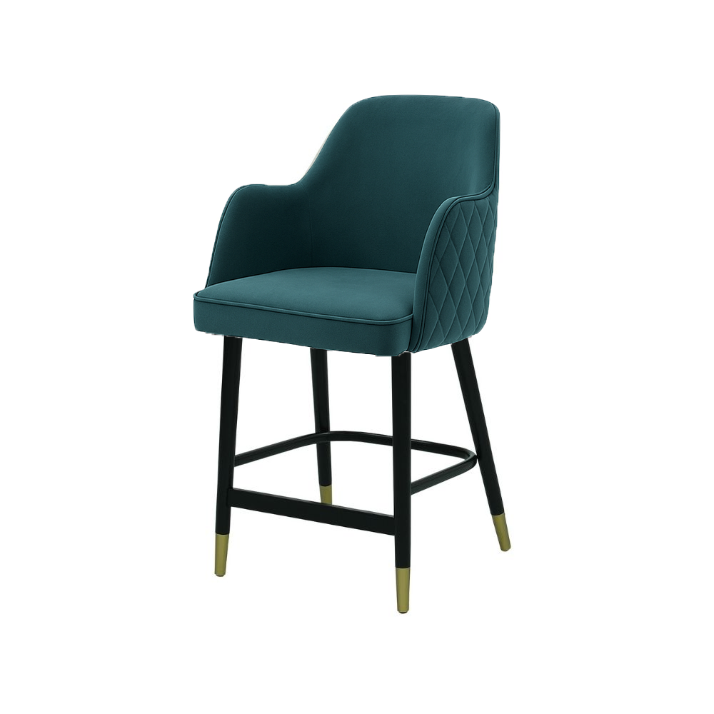 Scaun bar catifea BEJ | model PINO X