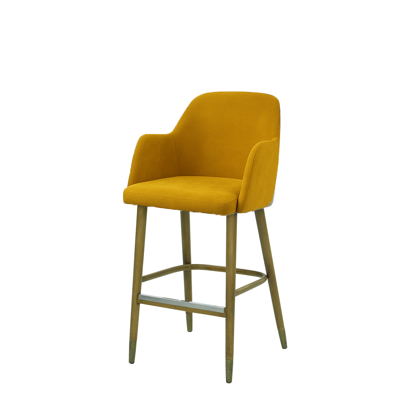 Scaun bar catifea BORDO | model PINO