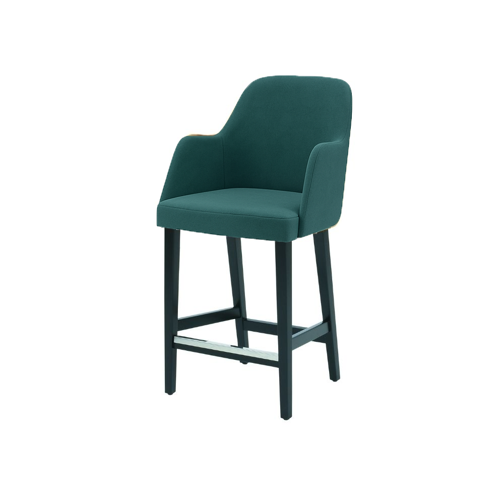 Scaun bar catifea ALBASTRA | model PINO