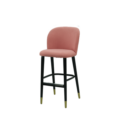 Scaun bar catifea ROZ | model SAM