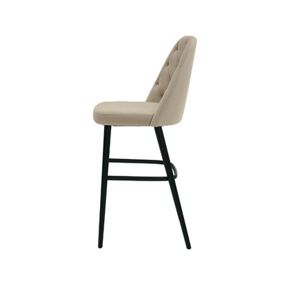 Scaun bar catifea ROZ | model SCOT