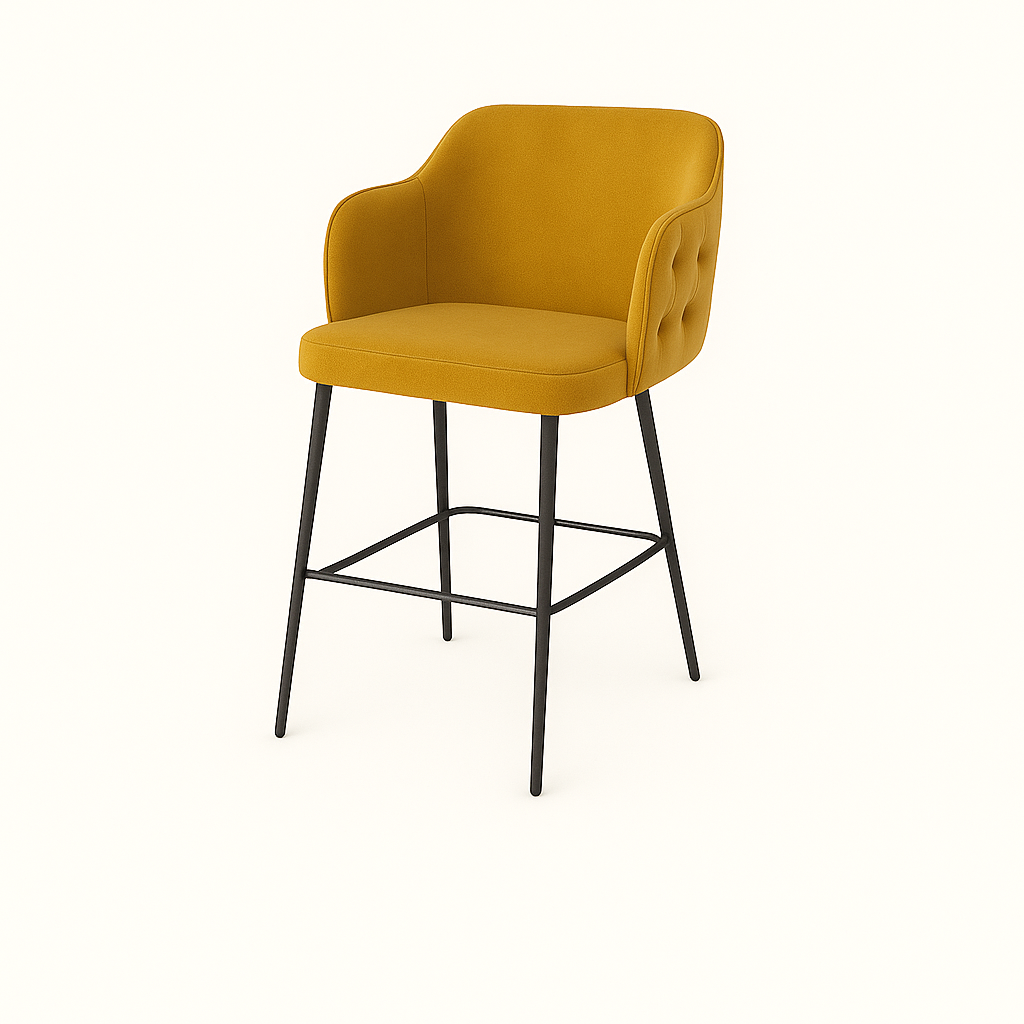 Scaun bar catifea | model TEONA