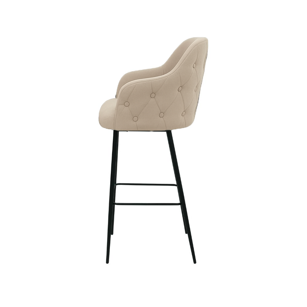 Scaun bar catifea BORDO | model TEONA