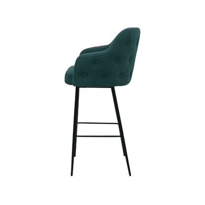 Scaun bar catifea TURCOAZ | model TEONA