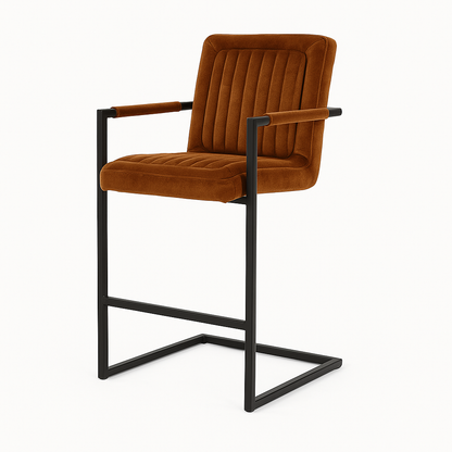 Scaun bar catifea MARO model TRUM