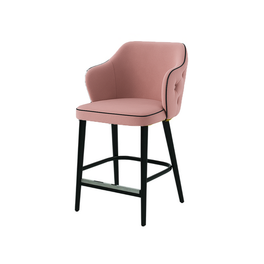 Scaun bar catifea ROZ | model ZOE