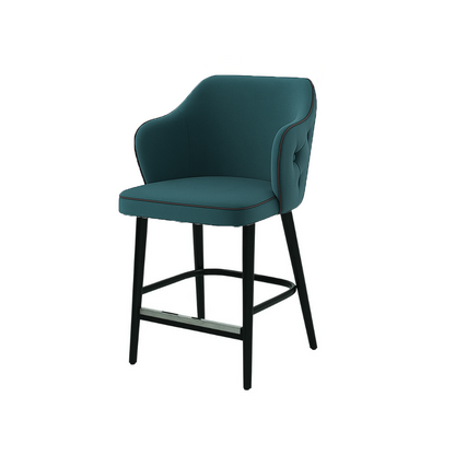 Scaun bar catifea GALBENA | model ZOE