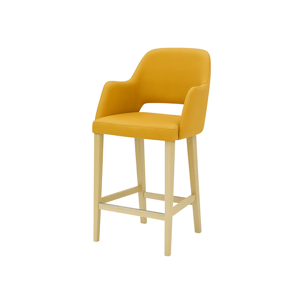 Scaun bar piele ROSIE | model APRIL