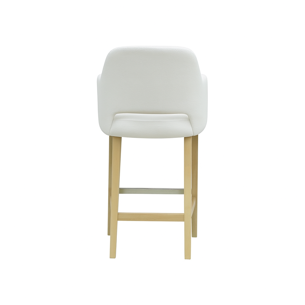 Scaun bar piele VERDE | model APRIL