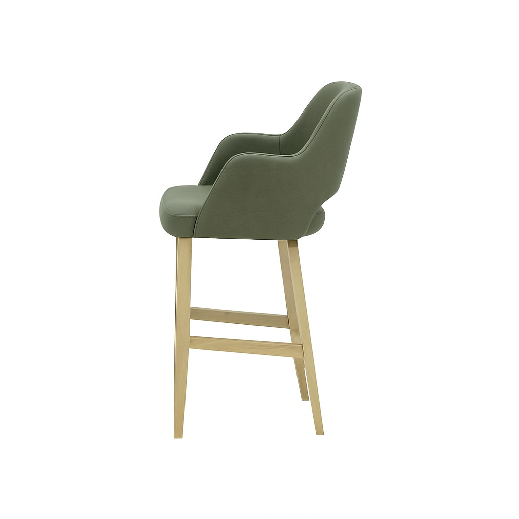 Scaun bar piele ALBA | model APRIL