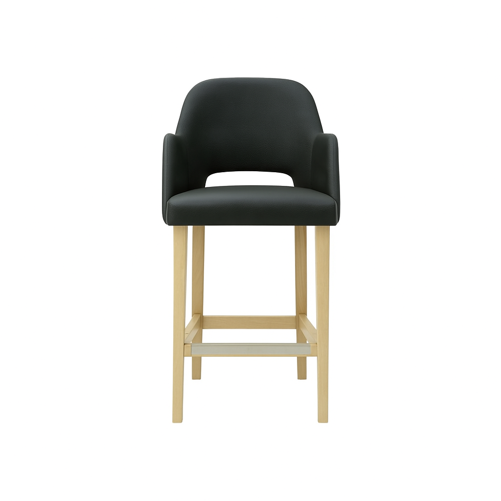 Scaun bar piele naturala | model APRIL