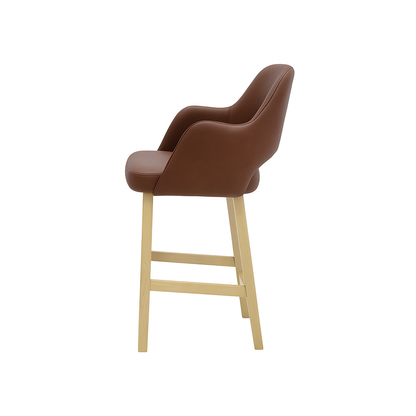 Scaun bar piele ROSIE | model APRIL