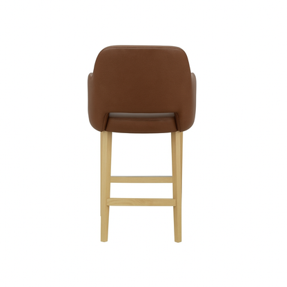 Scaun bar piele ALBA | model APRIL