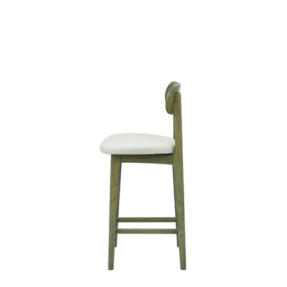 Scaun bar piele BEJ | model CLEO