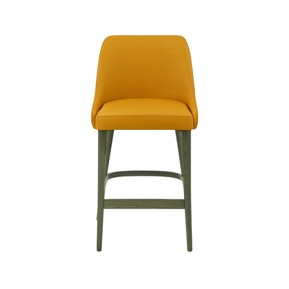 Scaun bar piele ALBASTRA | model GINA