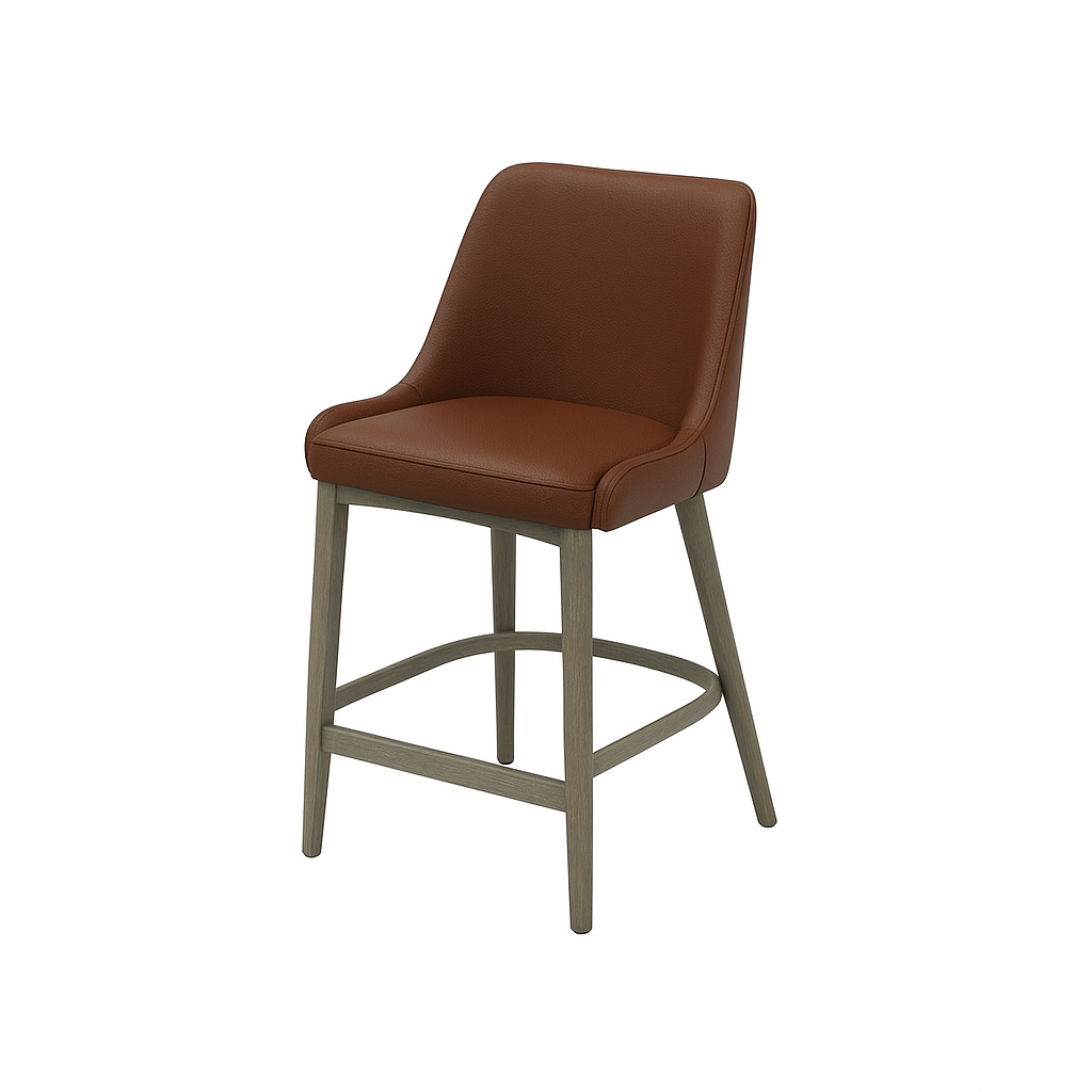 Scaun bar piele ROSIE | model GINA