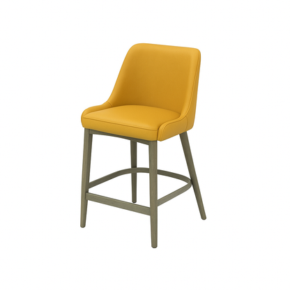 Scaun bar piele ALBASTRA | model GINA