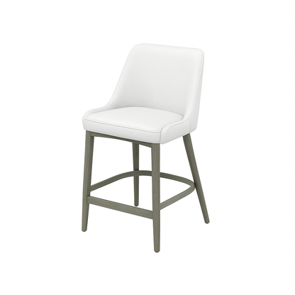 Scaun bar piele VERDE | model GINA