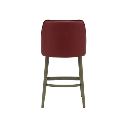 Scaun bar piele GALBENA | model GINA